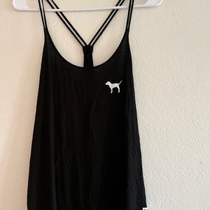 PINK Victoria Secret Black Tank Top